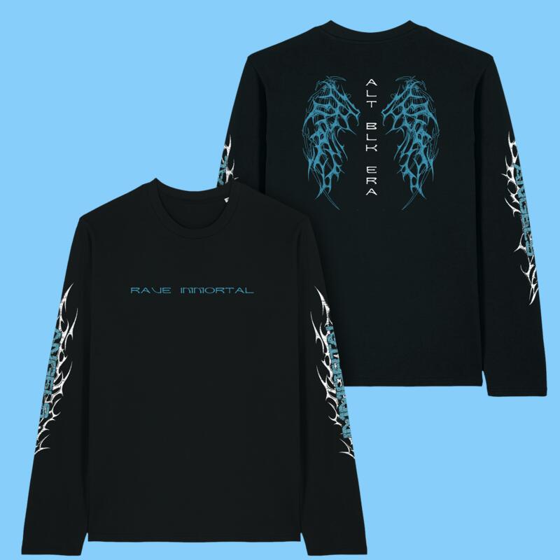 'Rave Immortal' Long Sleeve {Black} Thumbnail