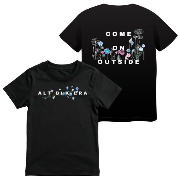 'Come On Outside' T-shirt {Black} Thumbnail